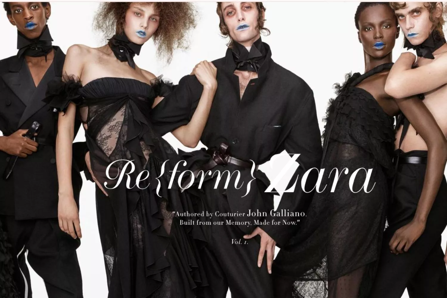 John Galiano x Zara: las extravagantes prendas de alta costura en clave de Haloween/ ZARA