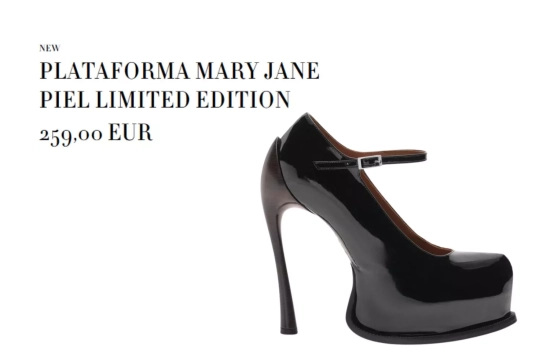 PLATAFORMA MARY JANE PIEL LIMITED EDITION/ ZARA PLATAFORMA MARY JANE PIEL LIMITED EDITION/ ZARA