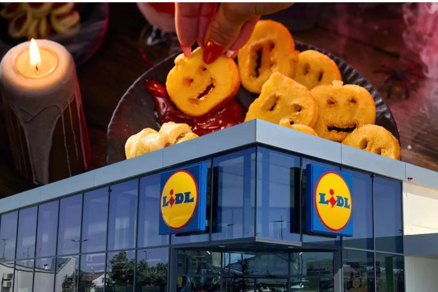 Lidl tiene las mejores ideas de aperitivos más deliciosos para tu fiesta de Halloween/ Fotomontaje Consumidor Global