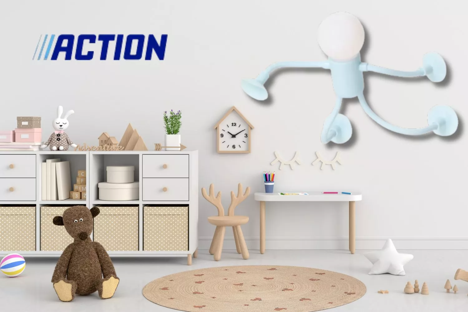 Action tiene la lámpara más bonita y divertida para iluminar la habitación de tus hijos/ Fotomontaje Consumidor Global