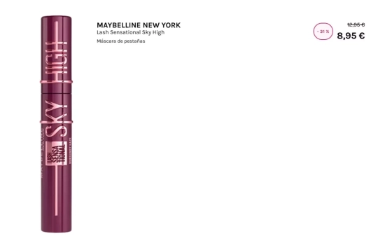MAYBELLINE NEW YORK Lash Sensational Sky High/ DRUNI MAYBELLINE NEW YORK Lash Sensational Sky High/ DRUNI