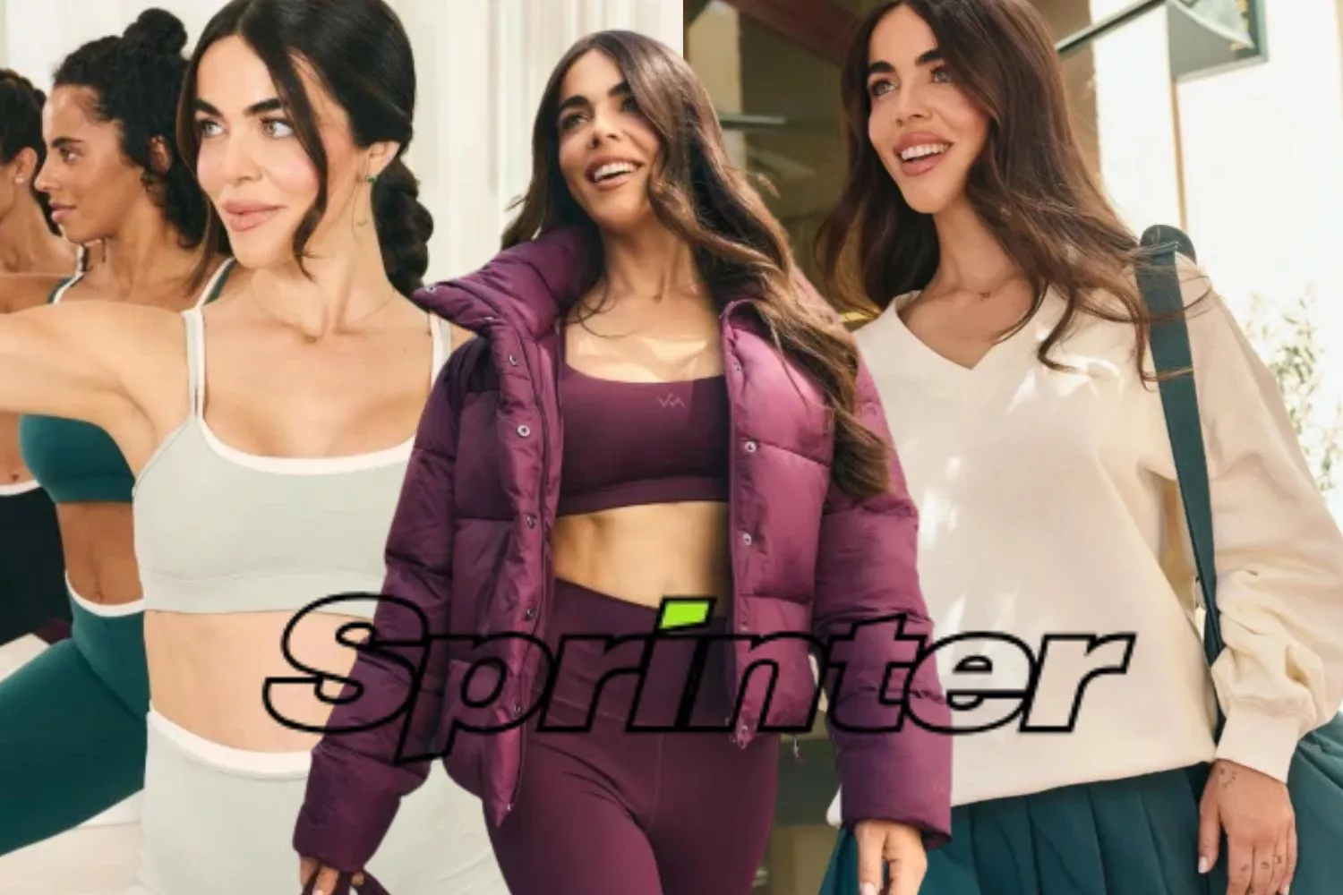 Sprinter x Violeta Mangriñan: su nueva colección de deporte de la influencer / Fotomontaje Consumidor Global