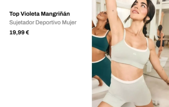 Ropa colección Violeta Mangriñán/ SPRINTER Ropa colección Violeta Mangriñán/ SPRINTER
