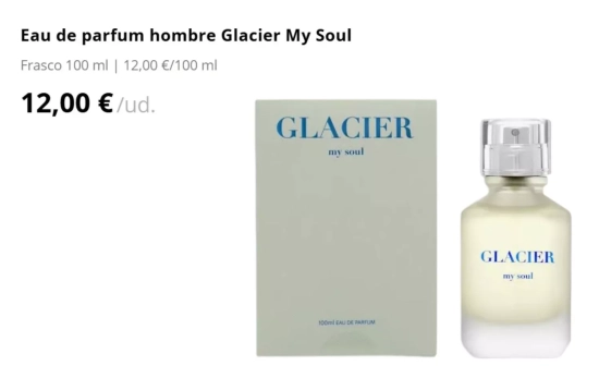 Eau de parfum hombre Glacier My Soul/ MERCADONA Eau de parfum hombre Glacier My Soul/ MERCADONA
