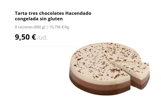 Tarta tres chocolates/ MERCADONA Tarta tres chocolates/ MERCADONA