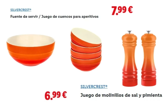 SILVERCREST® Juego de molinillos de sal y pimienta con cuencos/ LIDL SILVERCREST® Juego de molinillos de sal y pimienta con cuencos/ LIDL