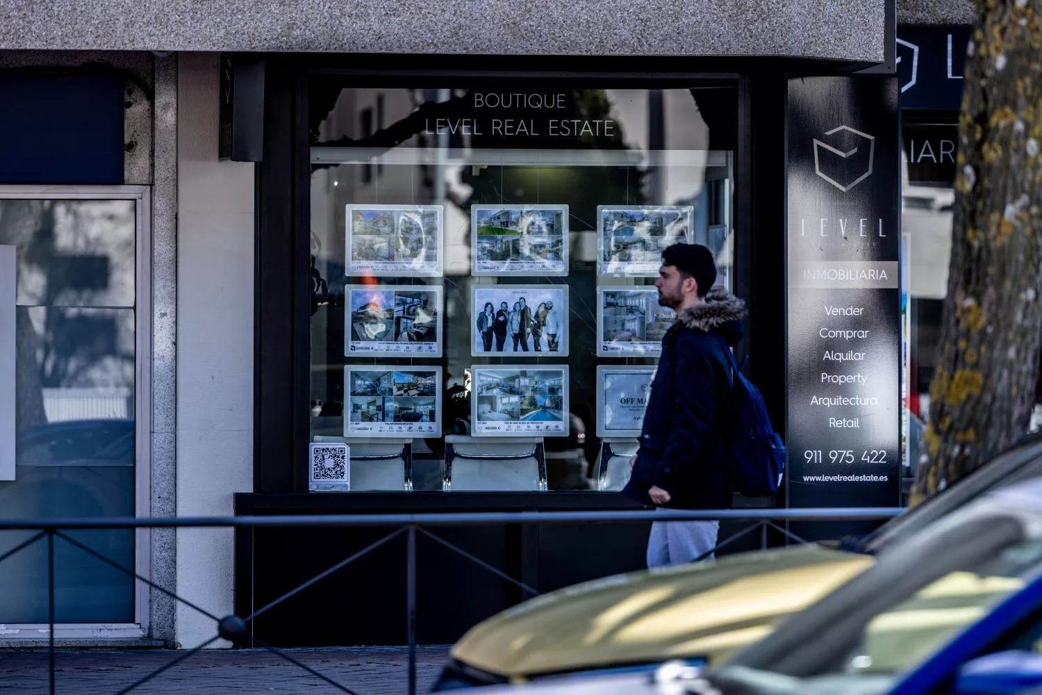 Fachada de una inmobiliaria en Madrid / EUROPA PRESS - RICARDO RUBIO