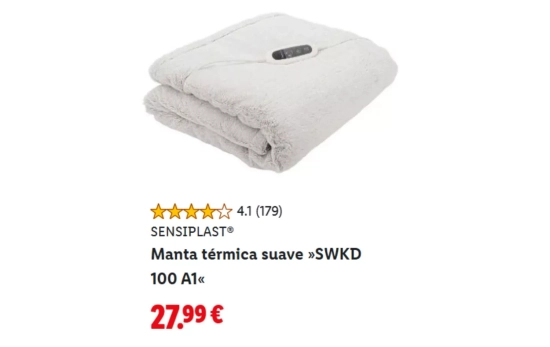 Manta eléctrica/ LIDL Manta eléctrica/ LIDL