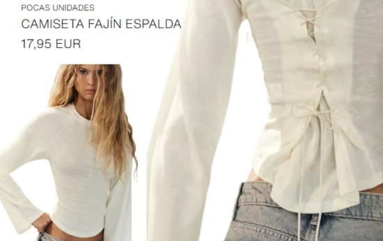 Manga larga fajín/ ZARA Manga larga fajín/ ZARA