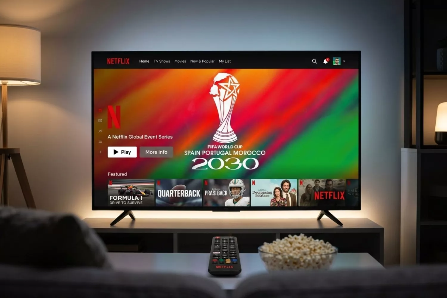 Netflix dará en exclusiva el Mundial 2030   FOTOMONTAJE