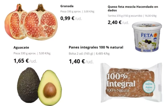 Ingredientes tostada Bad Gyal/ MERCADONA Ingredientes tostada Bad Gyal/ MERCADONA