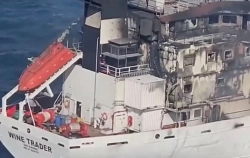 Atacan un barco que transporta vino por Europa con drones y proyectiles