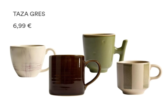 Tazas para café de Gres/ LEFTIES HOME Tazas para café de Gres/ LEFTIES HOME