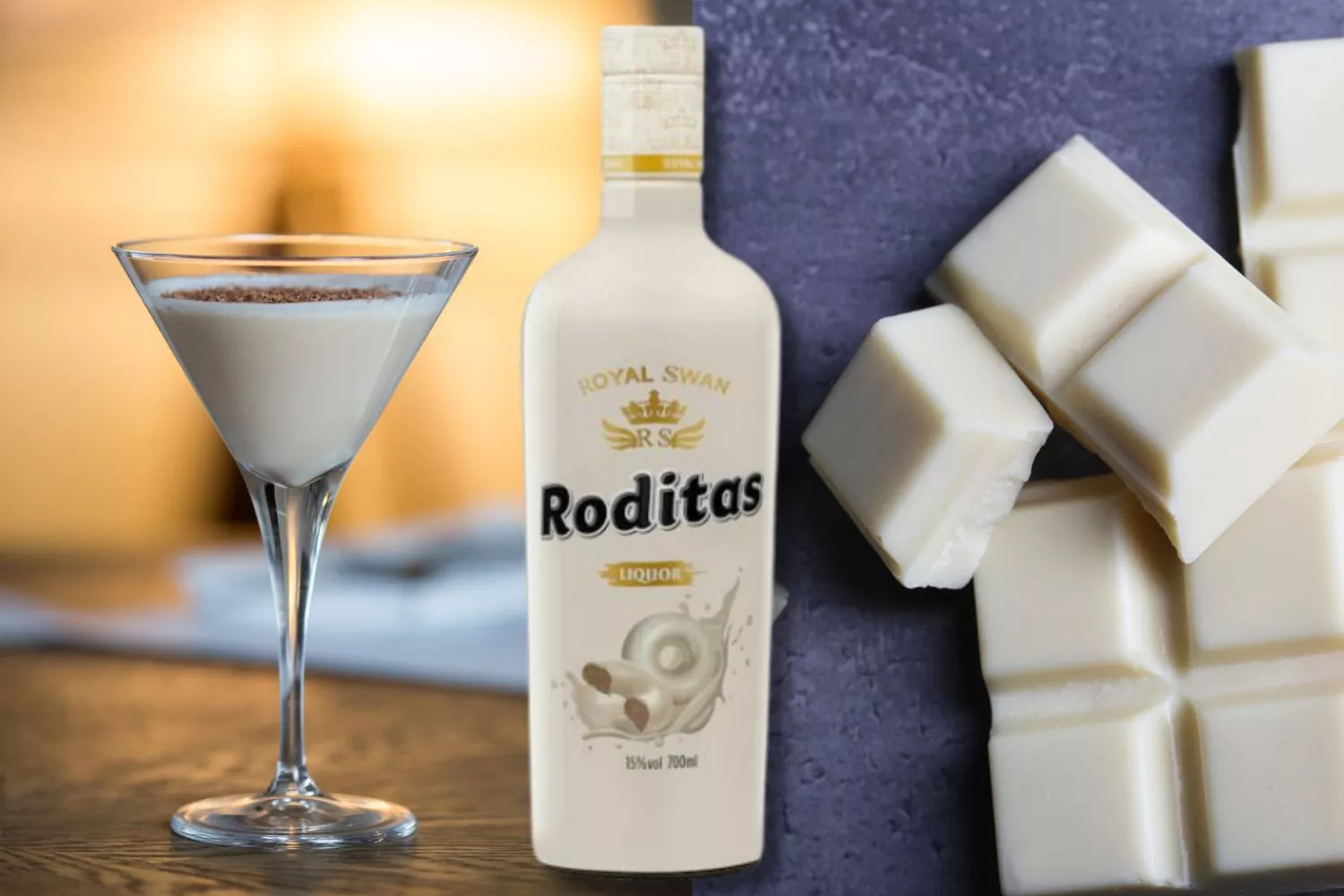El nuevo licor de Mercadona con sabor a Filipinos de chocolate blanco / Fotomontaje CONSUMIDOR GLOBAL