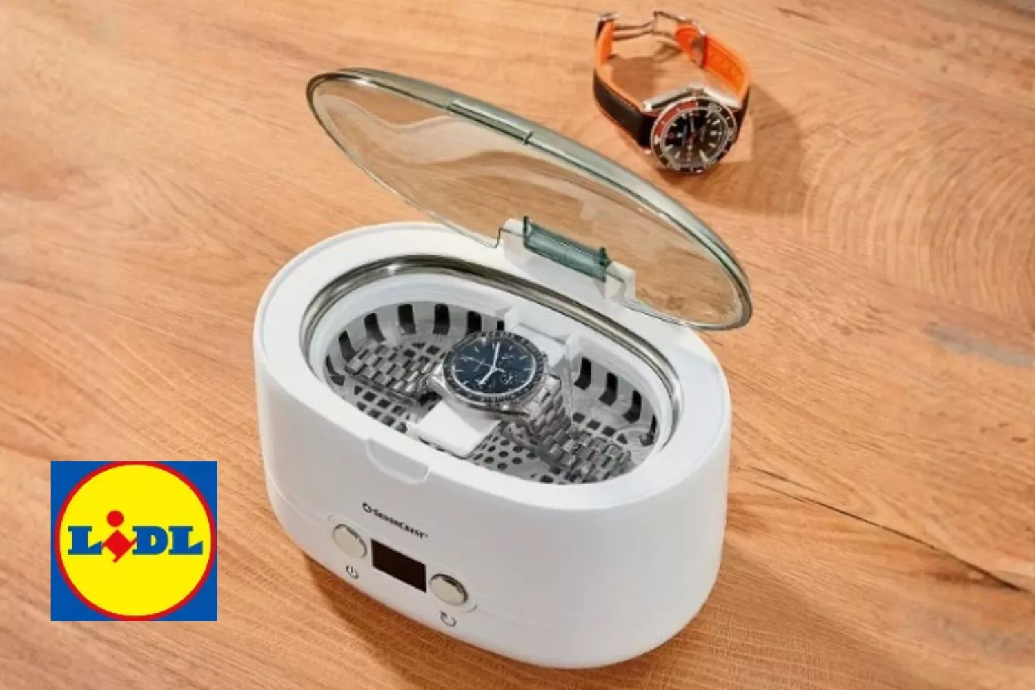 Lidl tiene el aparato limpiador ultrasonico / Fotomontaje Consumidor Global