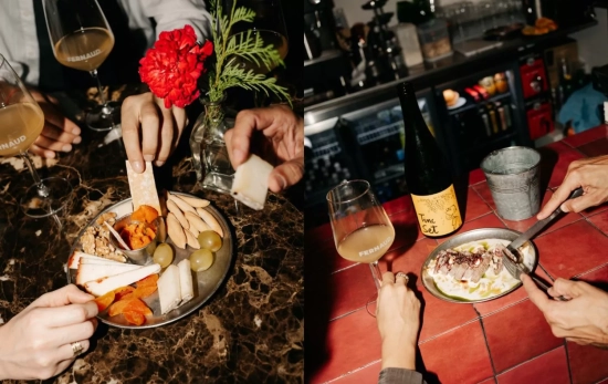 Dos imágenes de comida y bebida   FERNAUD