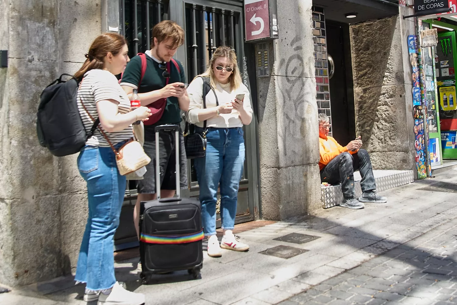 Exterior de un piso turístico en el centro de Madrid / Jesús Hellín - EP