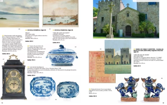 Algunos de los artículos que se subastarán / MAGNA ART AUCTIONS