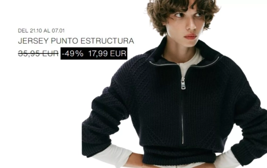 JERSEY PUNTO ESTRUCTURA/ ZARA