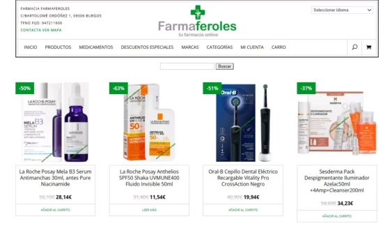 A web da Farmaferoles / FARMAFEROLES A web da Farmaferoles / FARMAFEROLES