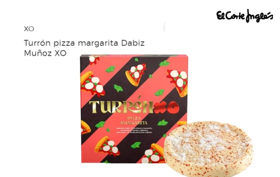 Torrone sabor pizza de Dabiz Muñoz/ EL CORTE INGLÉS Torrone sabor pizza de Dabiz Muñoz/ EL CORTE INGLÉS