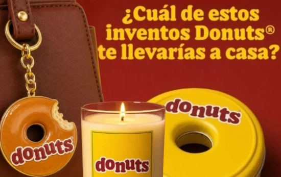 La marca Donuts también hizo un sondeo de marketing en sus redes sociales apostando por velas con su característico olor/ @Instagram La marca Donuts también hizo un sondeo de marketing en sus redes sociales apostando por velas con su característico olor/ @Instagram