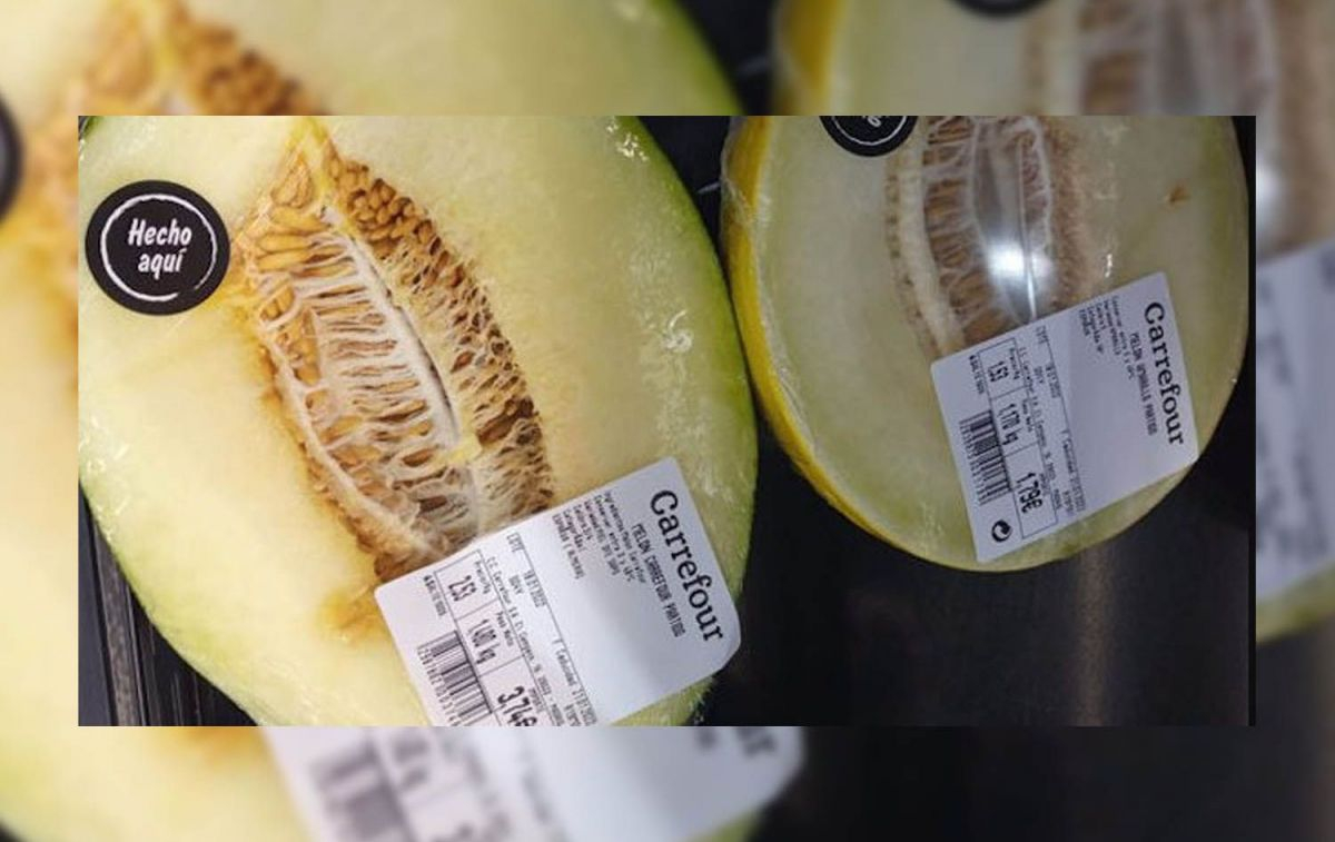 El melón de Carrefour mal etiquetado / COAG