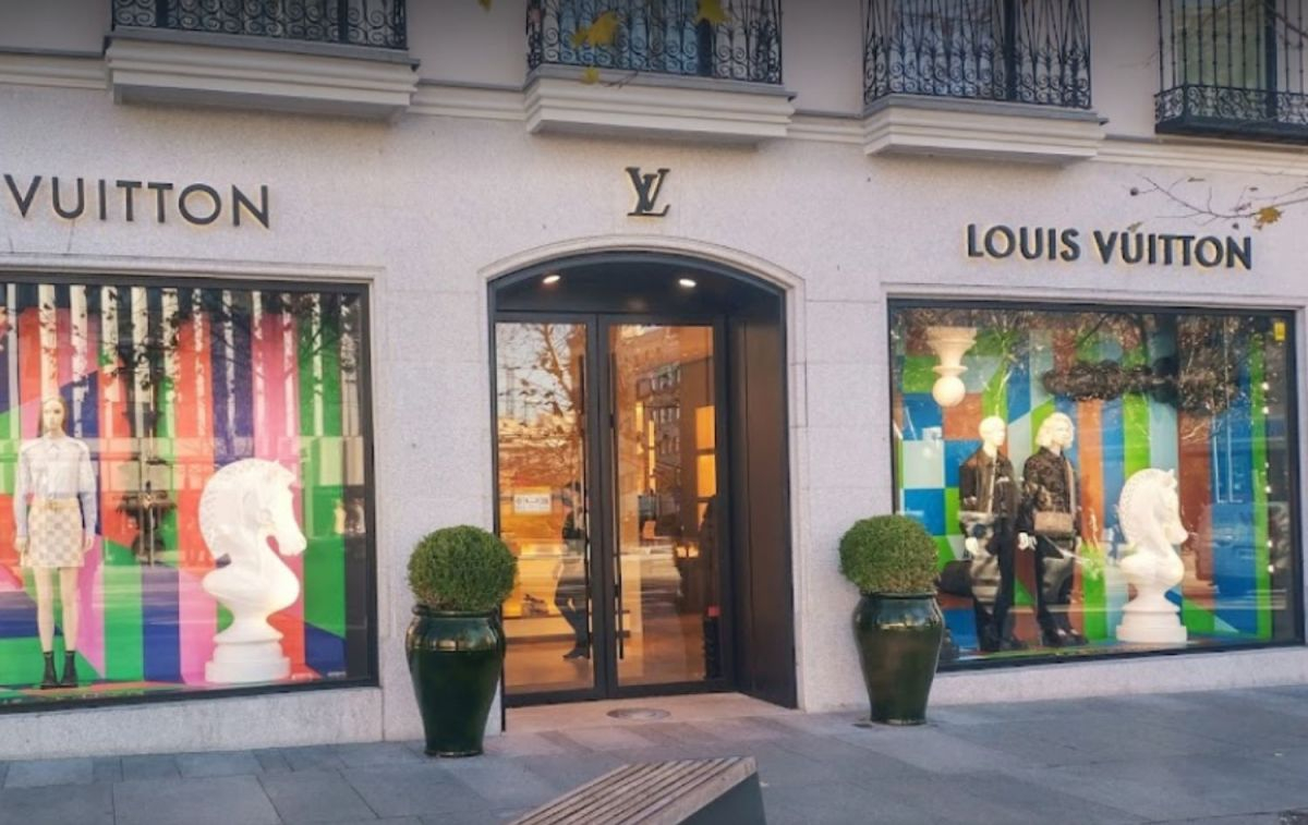 La tienda de Louis Vuitton en Madrid