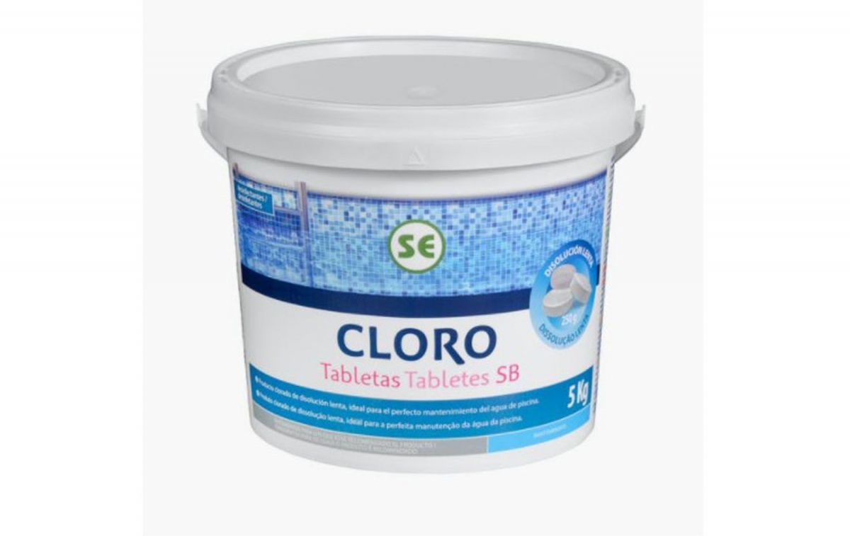Cloro disolución lenta tabletas para piscina /MERCADONA Cloro disolución lenta tabletas para piscina /MERCADONA