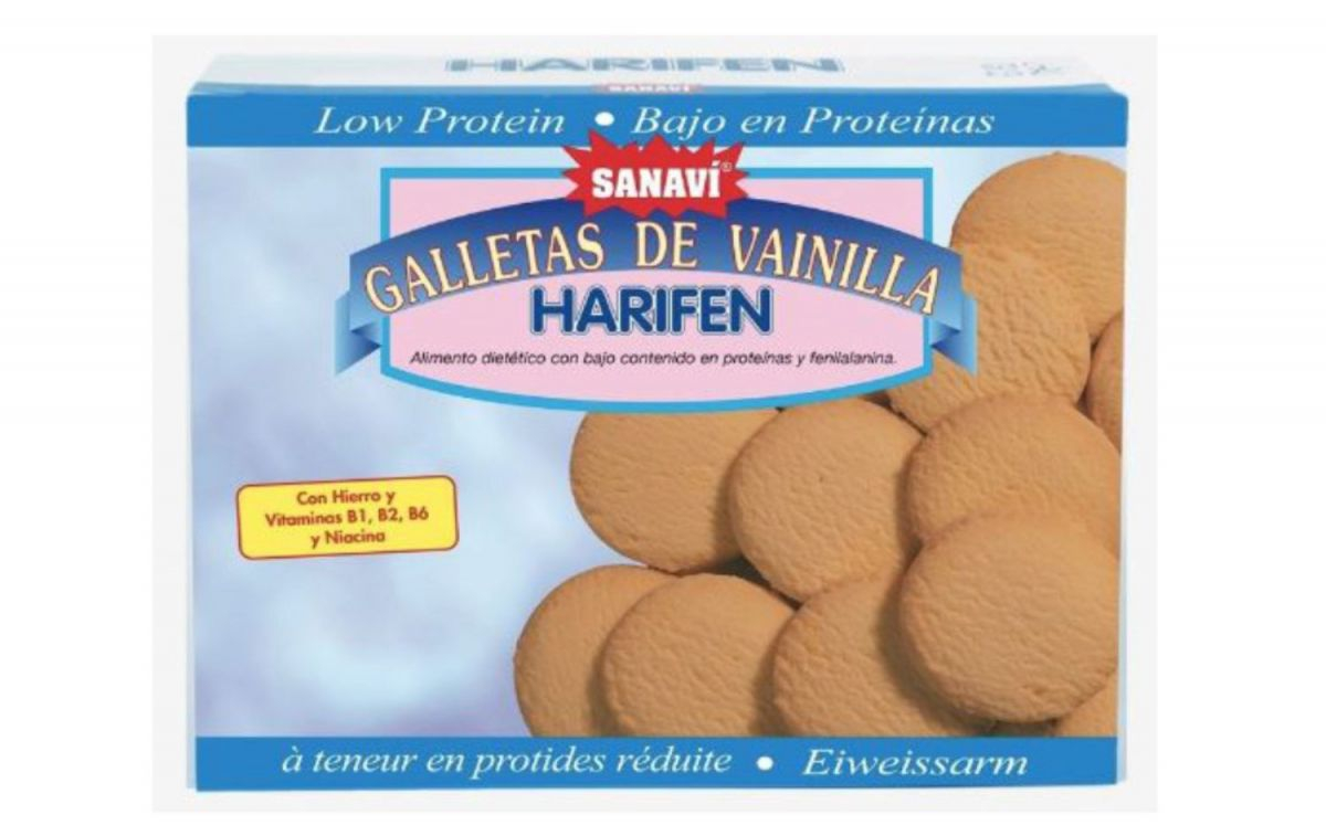 Galletas de Vainilla Harifen de la marca Sanavi / MINISTERIO DE CONSUMO
