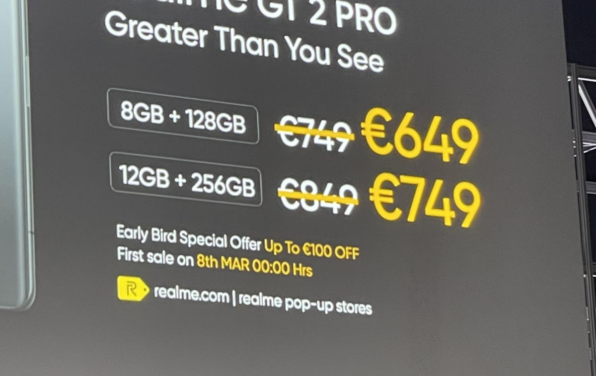 Los precios especiales de los dispositivos de Realme / CG